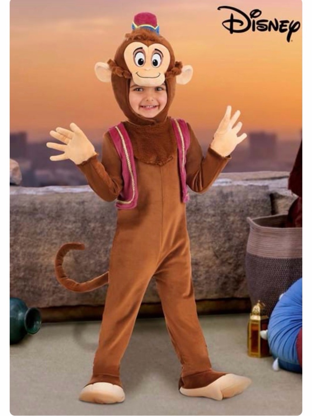 Boy's Toddler Disney Aladdin Abu Halloween Costume